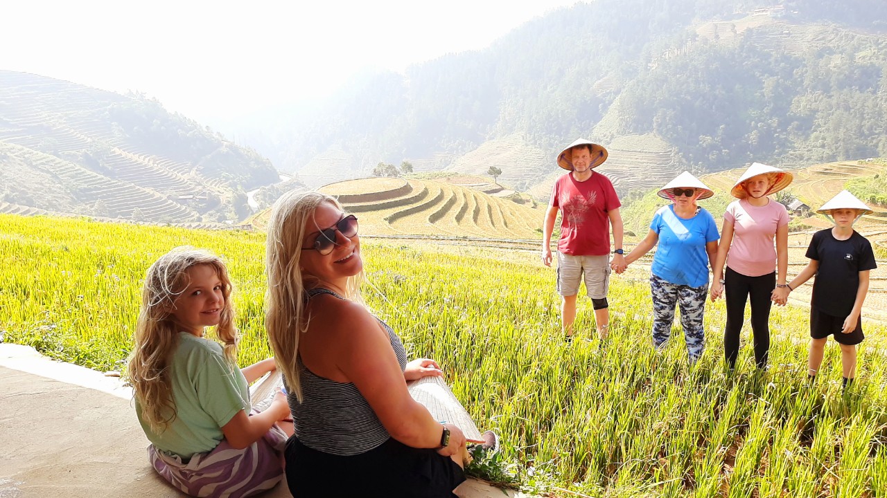 Raspberry Hill rice terraces looks very awsome in October
